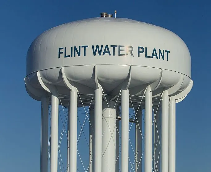 Flint water power plant